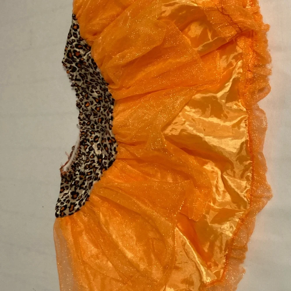 Leopard sparkle skirt one size fits all elastic